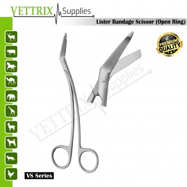 Lister La-Grange Bandage Scissor (Open Ring)